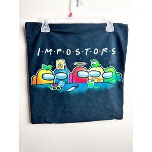 Impostors Video Game Pillow Cover Black